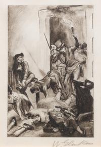 William Glackens, (American, 1870-1938), M. Durand...Arrived in the Scene