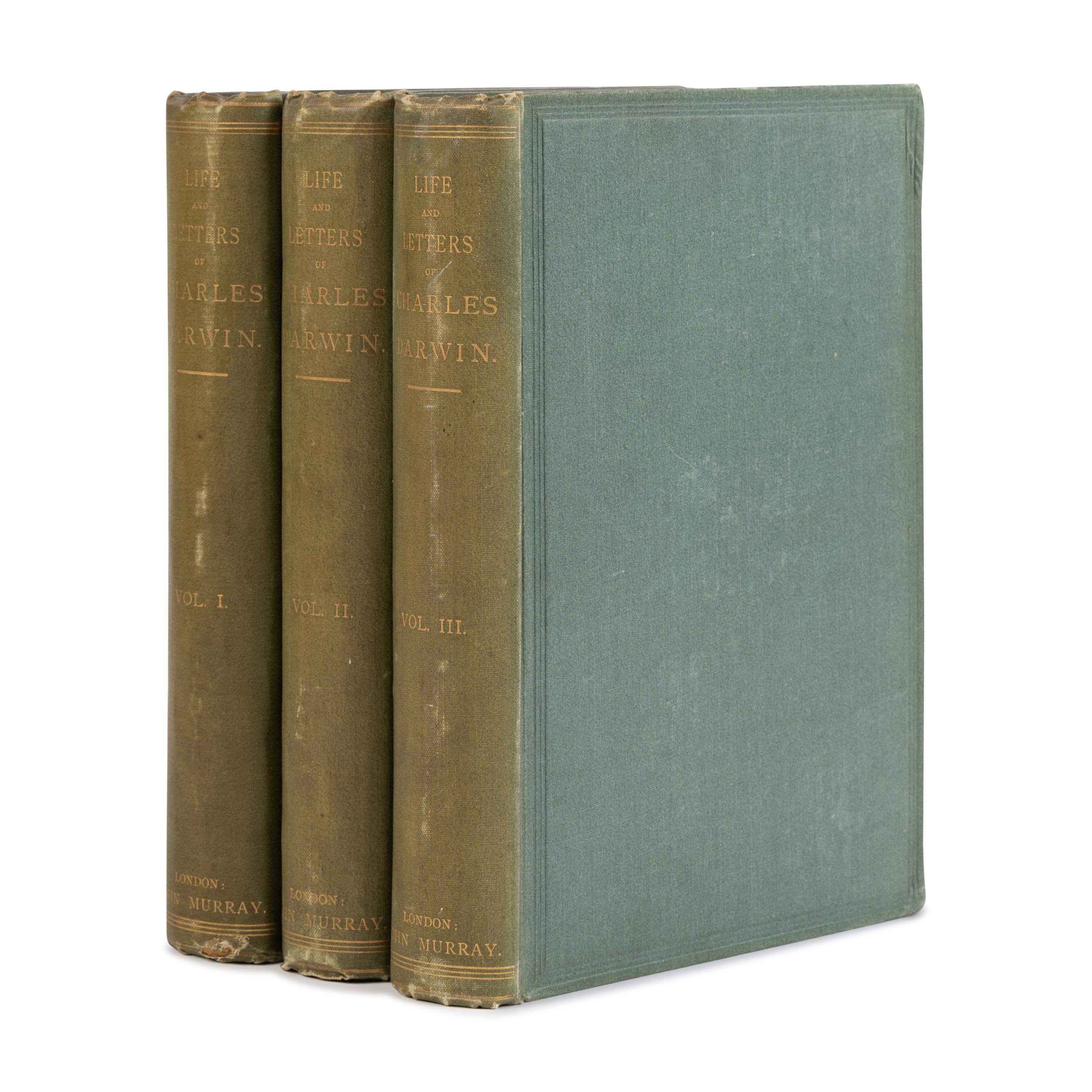 Darwin, Francis (1848-1925), editor. The Life and Letters of Charles Darwin . London: John Murray, 1887.