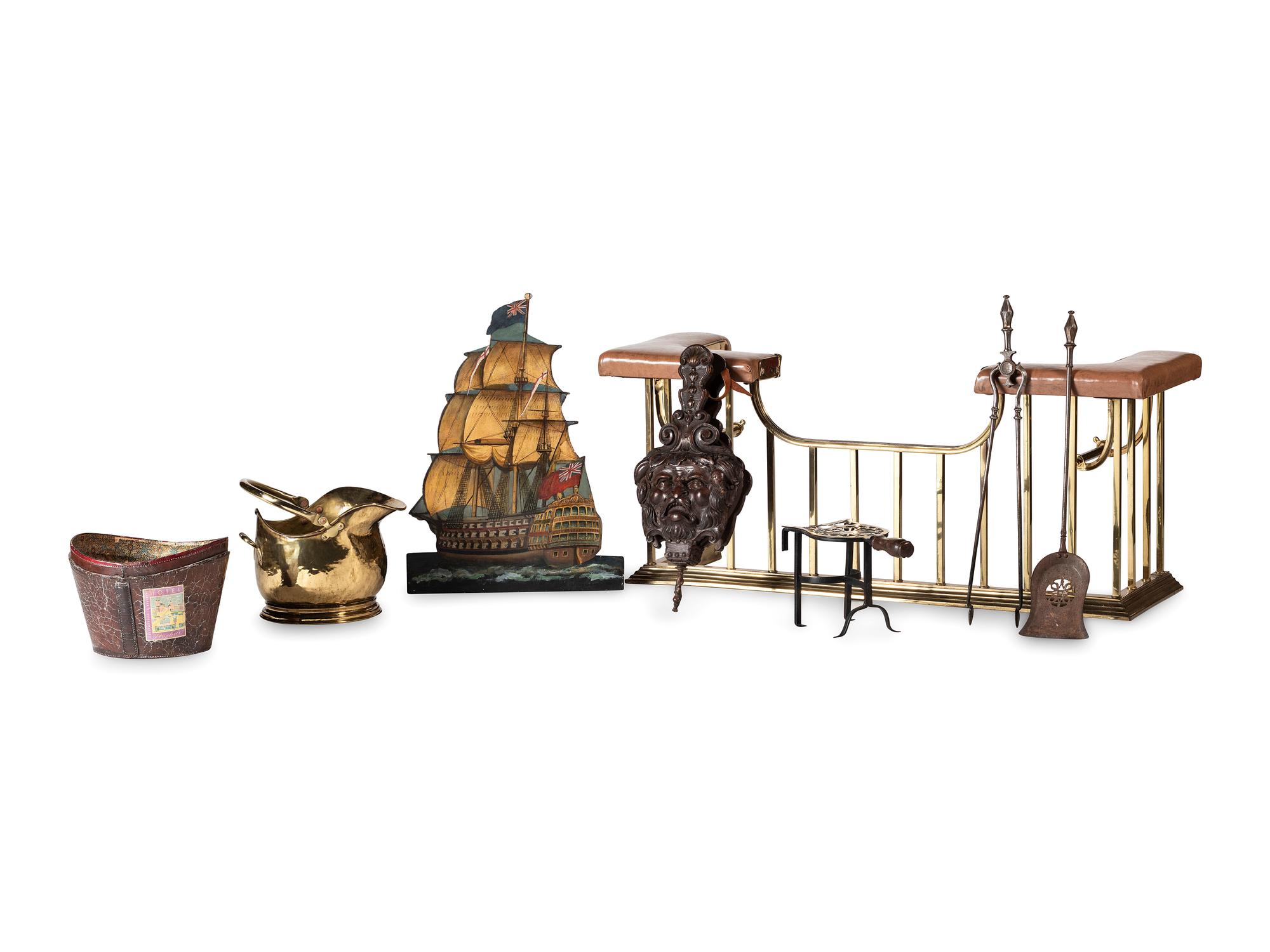 A Group of Fireplace Tools