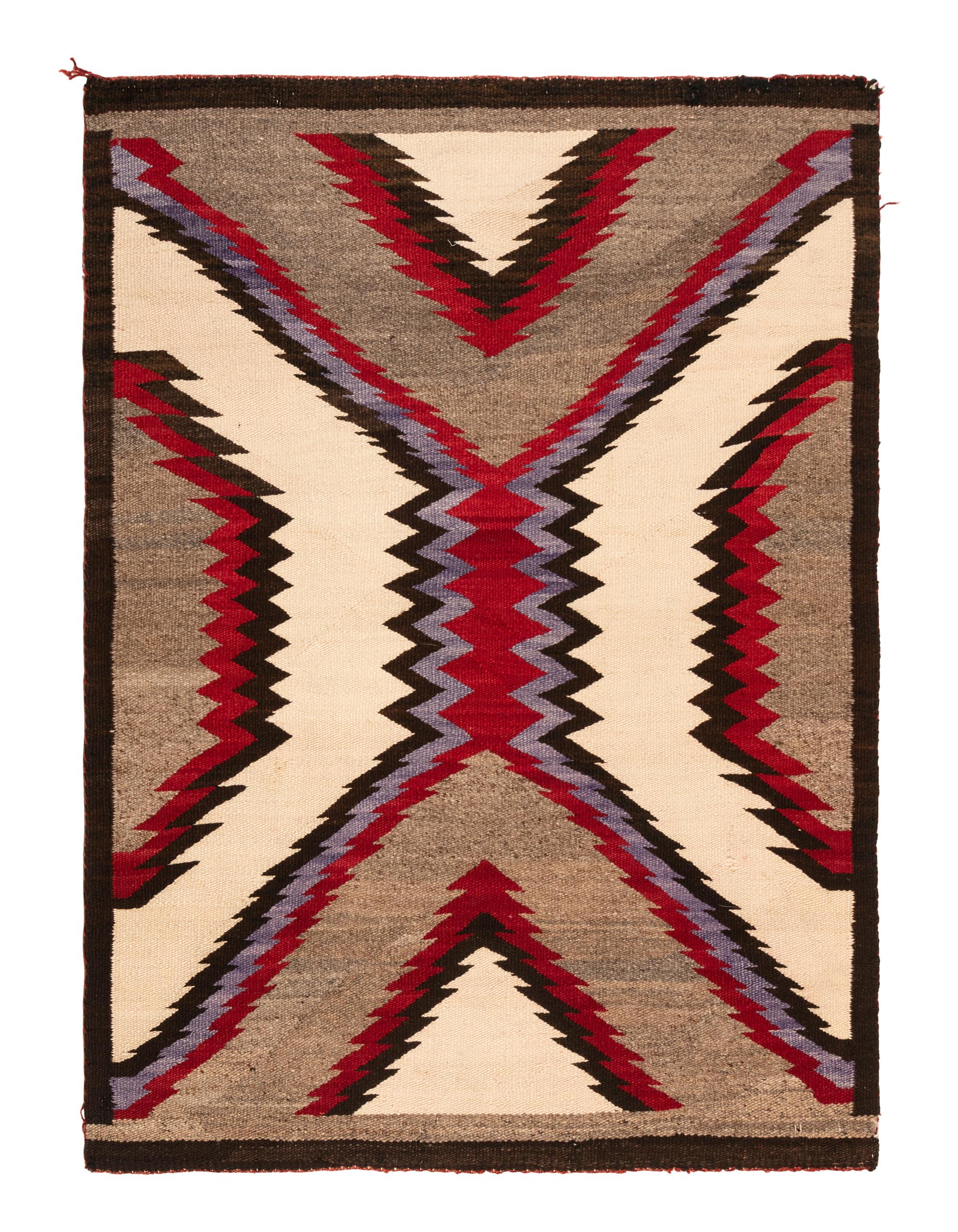Navajo Single Saddle Blanket / Rug