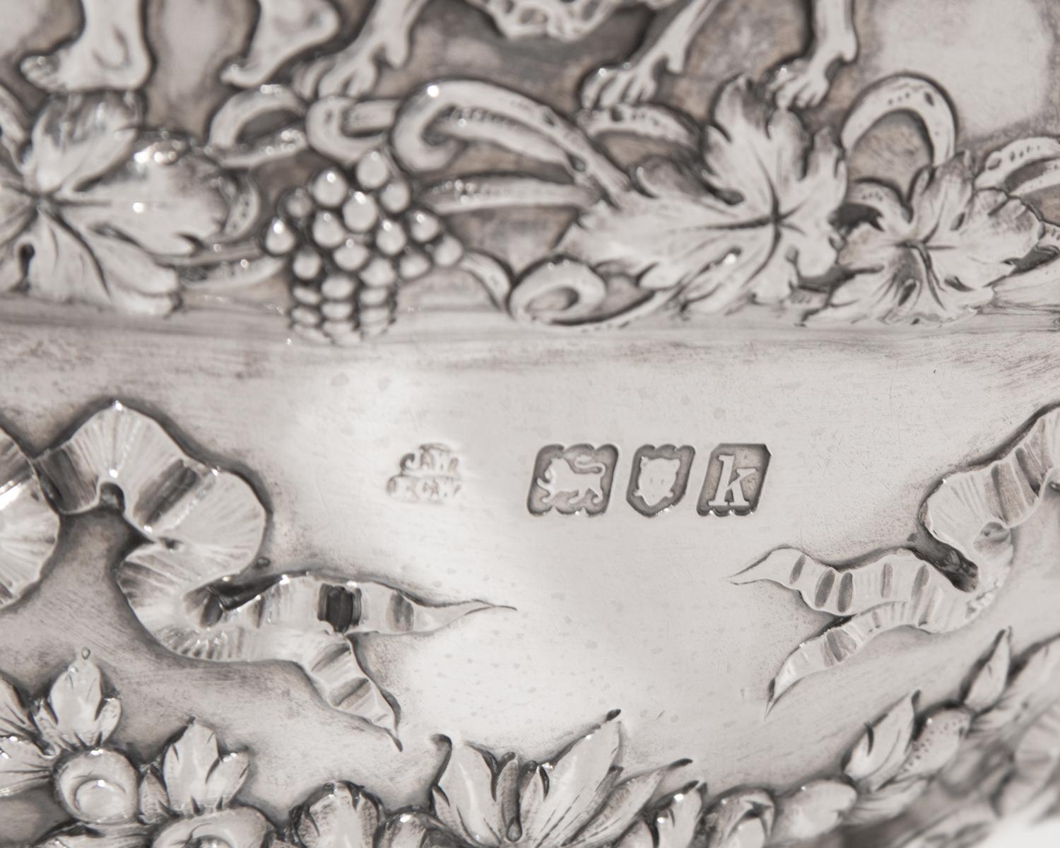An Edwardian Silver Centerpiece Bowl