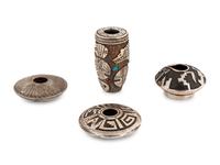 A Group of Southwestern Silver Jars