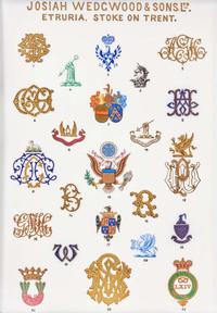 A Wedgwood Bone China Advertising Plaque, UK, circa 1900