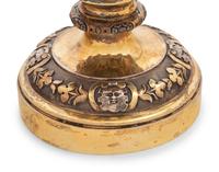 A Large Victorian Silver-Gilt Ewer