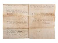 [REVOLUTIONARY WAR] -- [STORRS, Experience (1734-1801)]. Manuscript extracts from the diary of Revolutionary War Lieutenant Colonel Experience Storrs, as identified by James H. Storrs of New York. Ca 19th century.