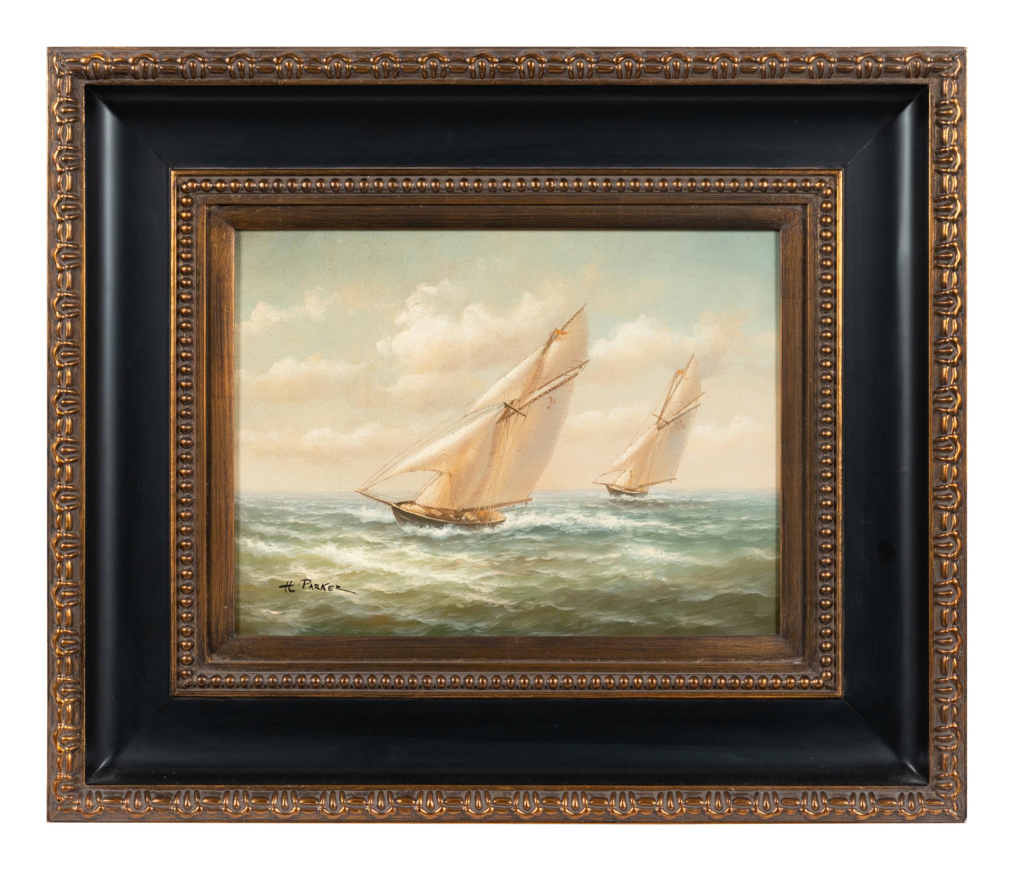 Sailboats at Sea