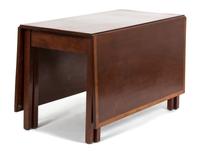 A Federal Style Mahogany Drop Leaf Dining Table — 20TH CENTURY