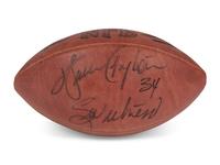 A Walter Payton Single Signed Autograph Wilson NFL Football With Sweetness Inscription (Beckett Authentication Services Letter),