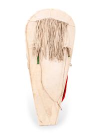 Nez Perce Beaded Toy Cradle, with Doll