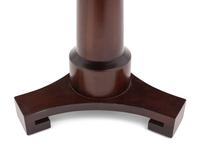 An Empire Style Mahogany Pedestal Side Table