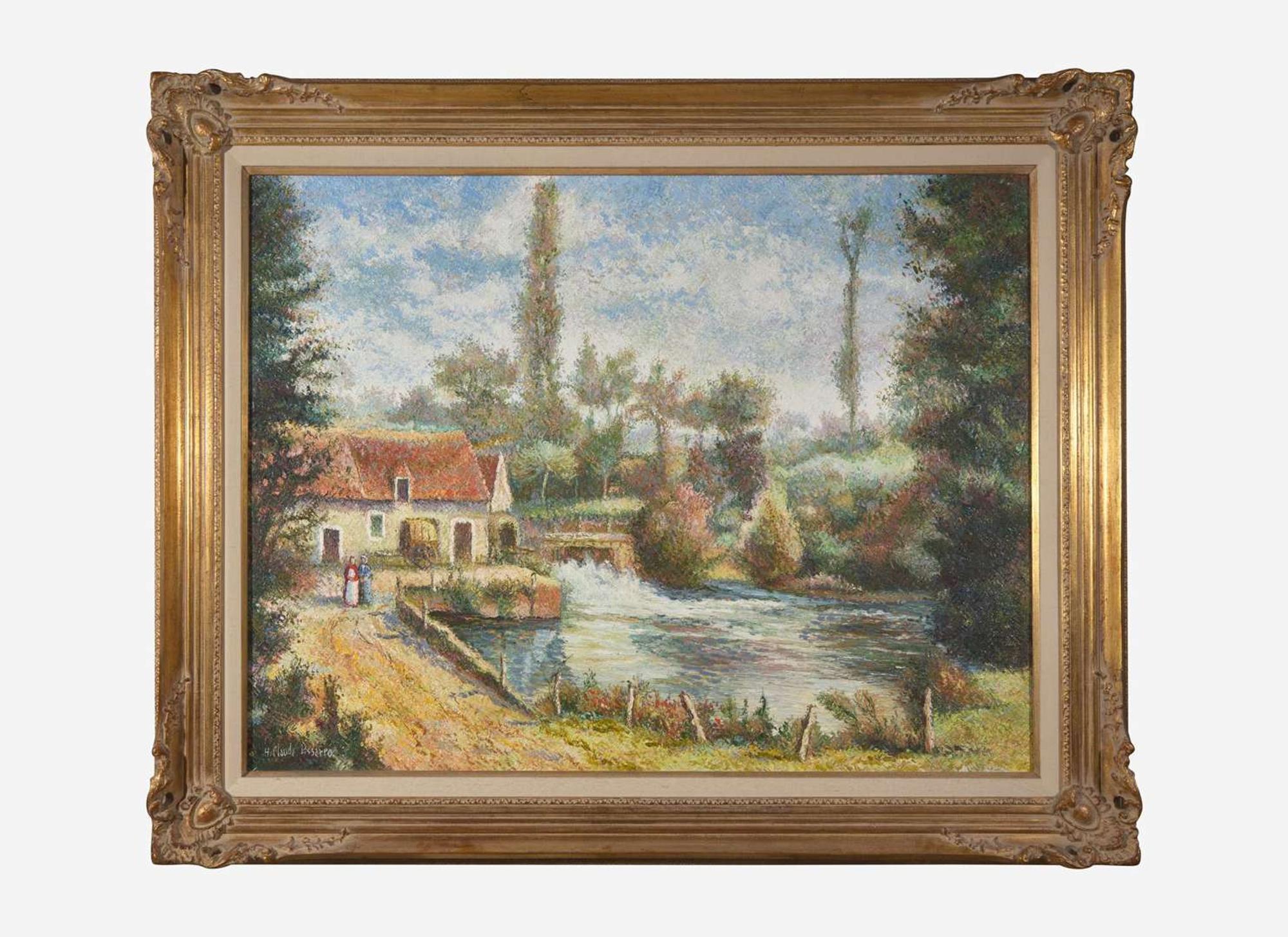 Hugues Claude Pissarro (French, b. 1935) - Le Dernier Moulin du Val de Vère