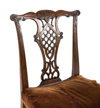 A Set of Four George III Mahogany Dining Chairs
