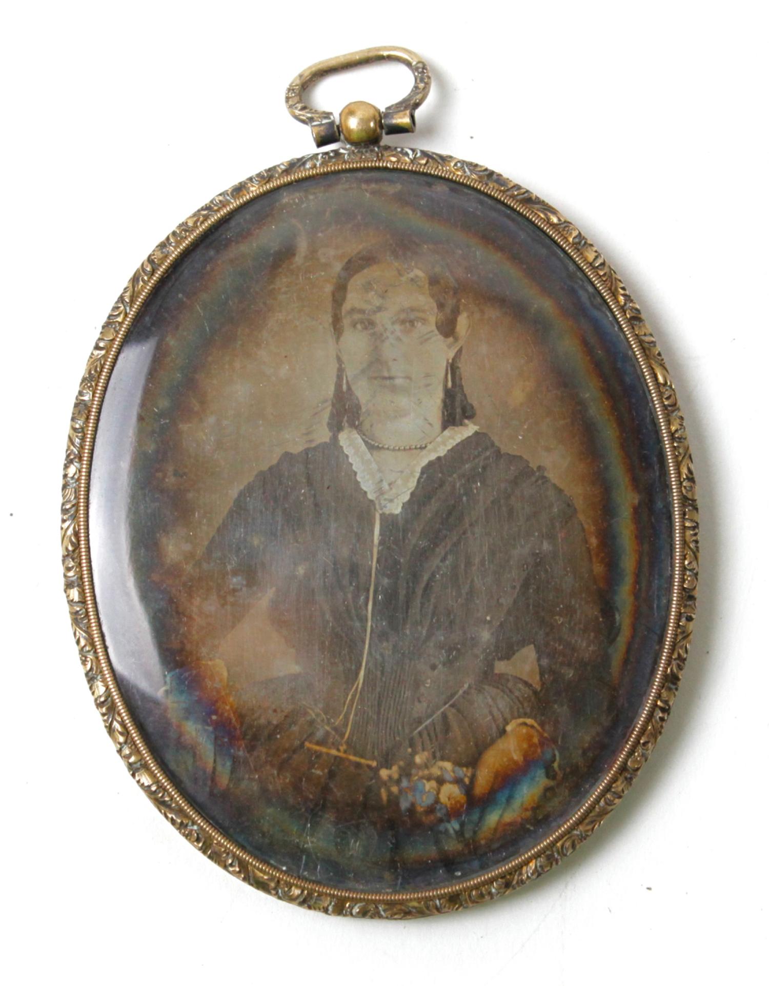 [Daguerreotypes] Pair of Daguerreian Lockets on Chain