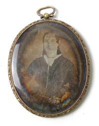 [Daguerreotypes] Pair of Daguerreian Lockets on Chain