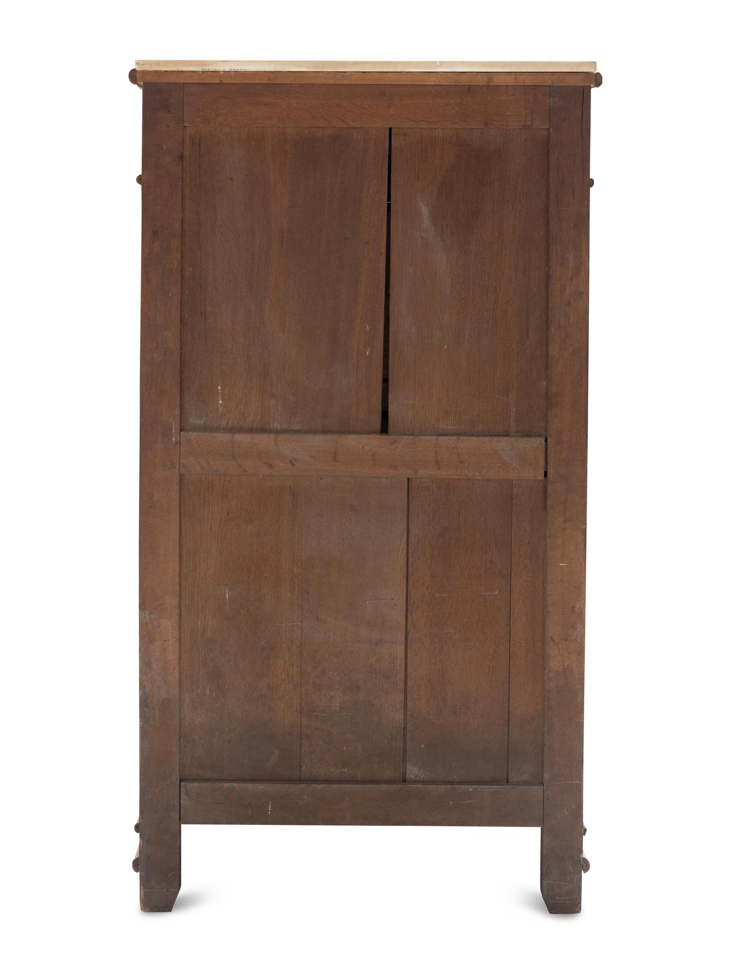 A Faux Bamboo and Maple Fall-Front Desk