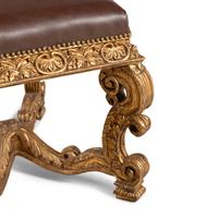 A Pair of Régence Style Giltwood Stools