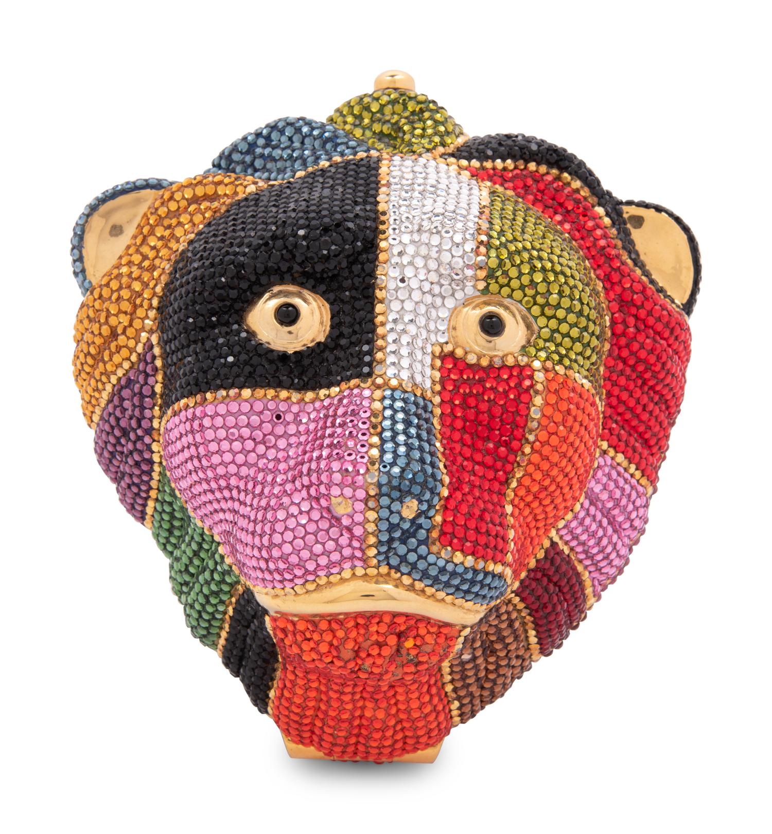 Judith Leiber Lion Head Minaudière