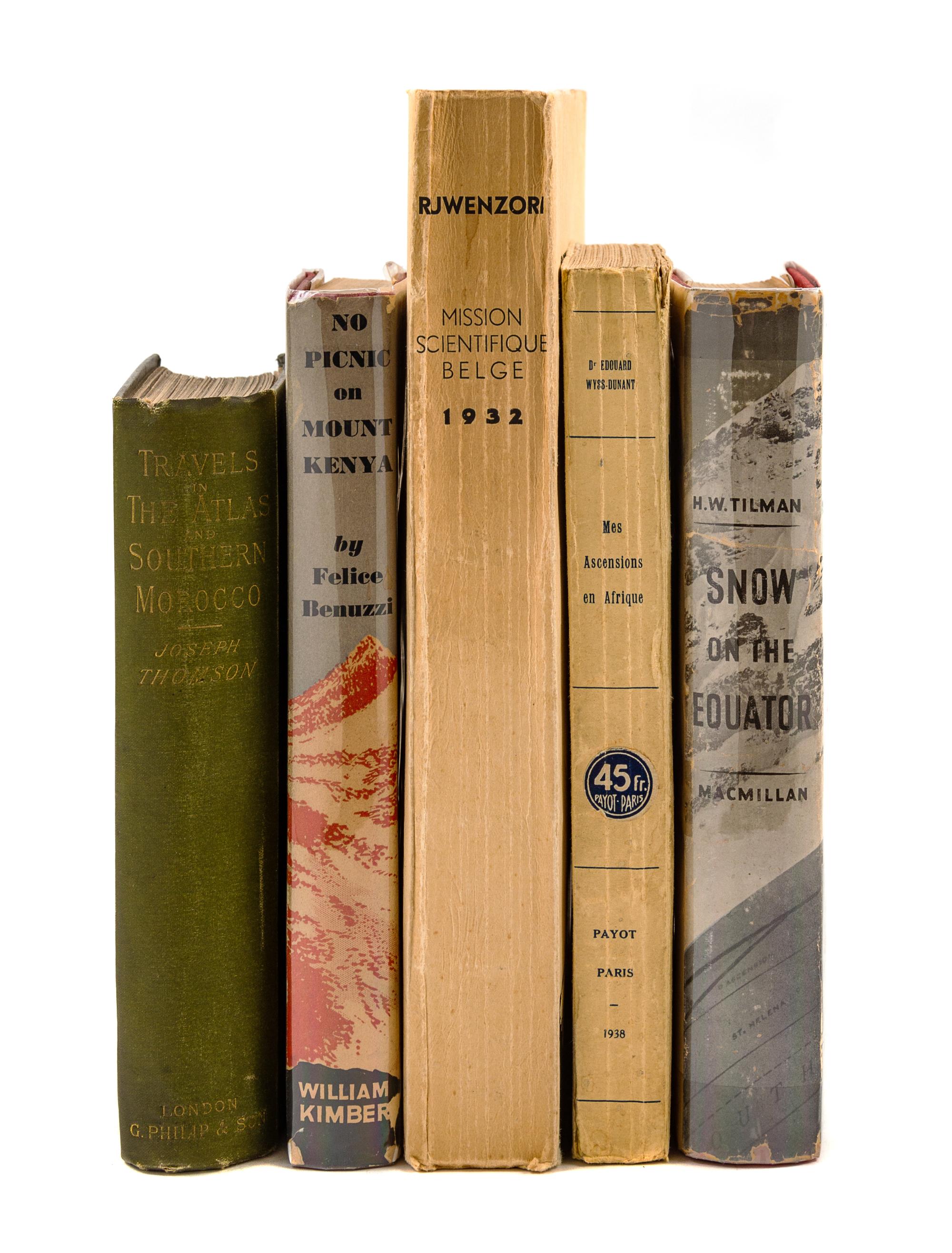 [MOUNTAINEERING - AFRICA]. A group of 8 works, including: