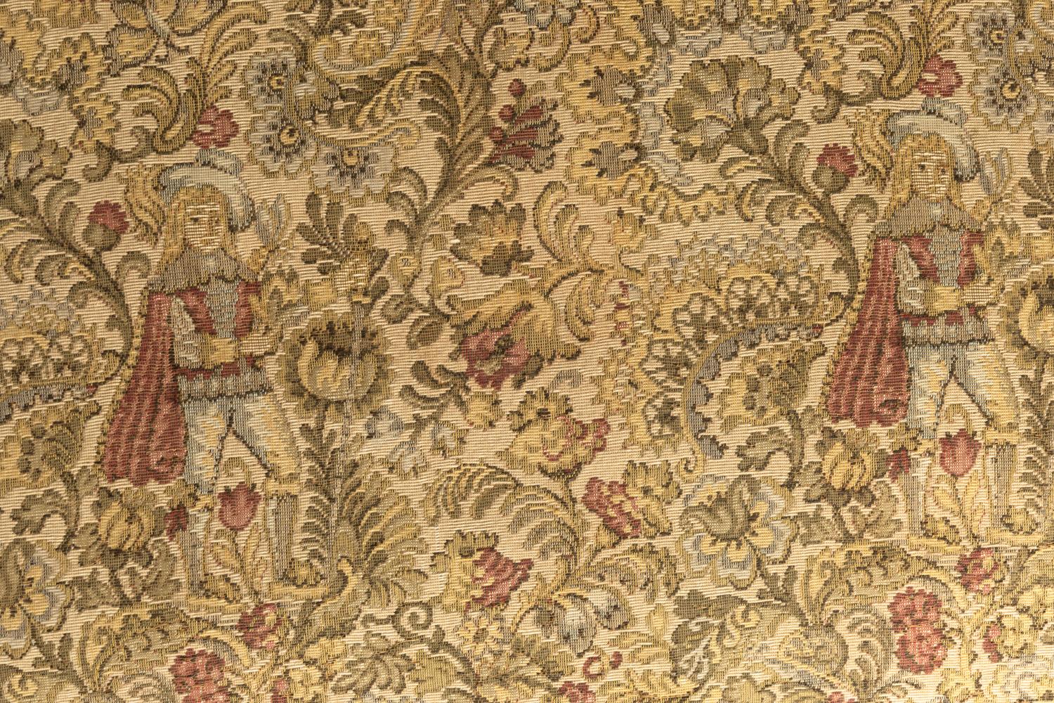 A Pair of Italian Rococo Style Painted and Parcel Gilt Armchairs