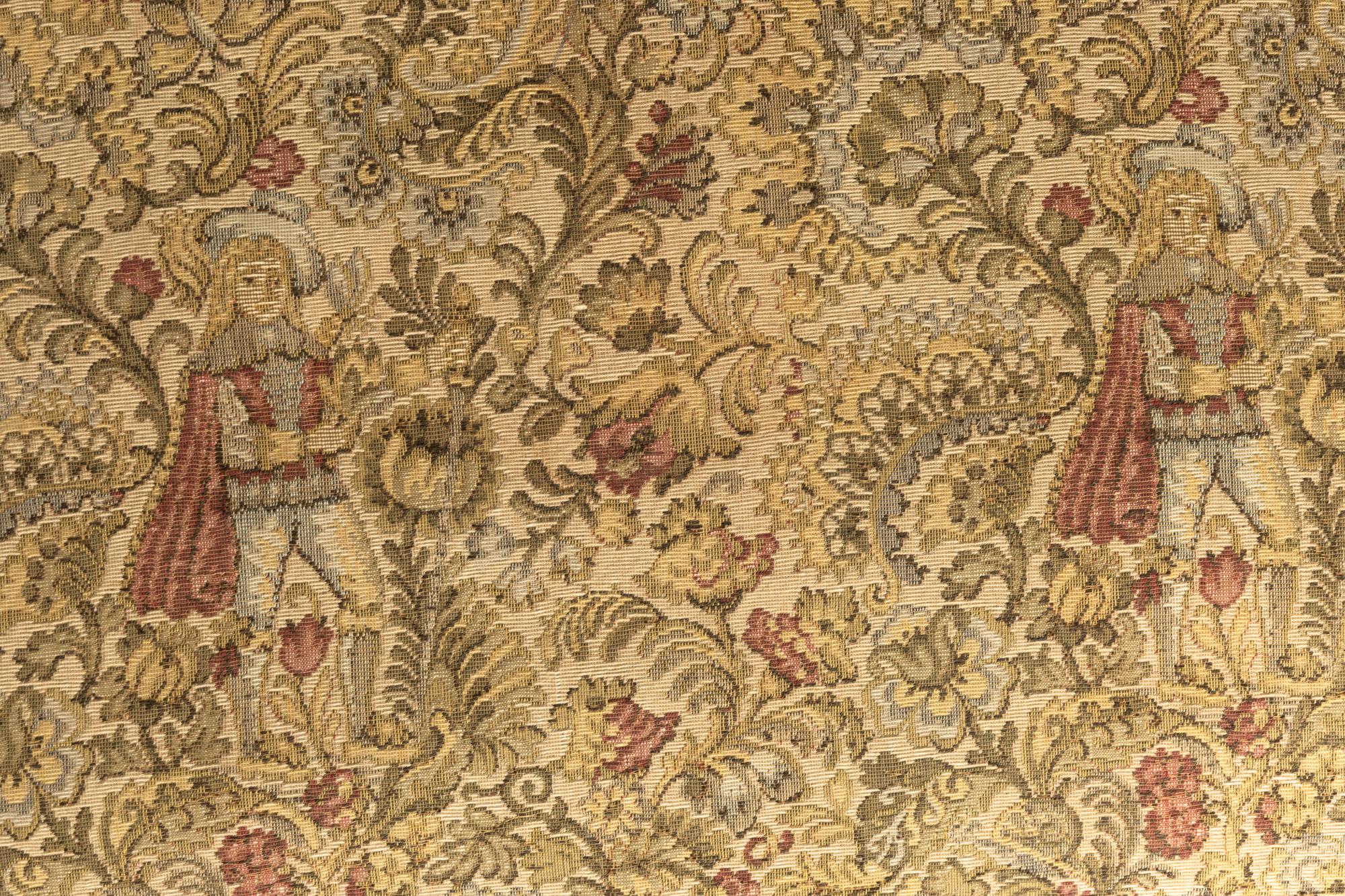 A Pair of Italian Rococo Style Painted and Parcel Gilt Armchairs