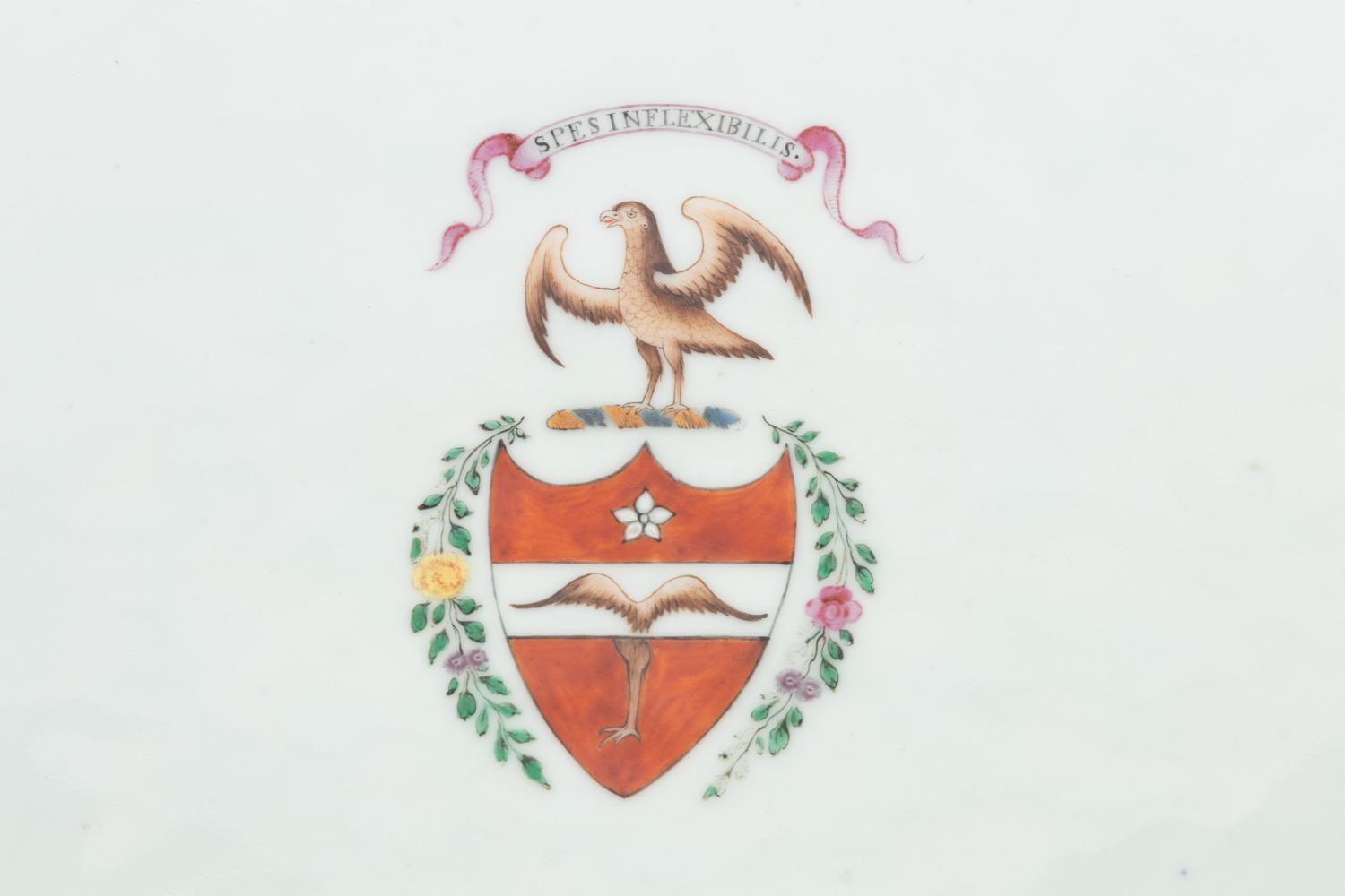 A Chinese Export Porcelain Armorial Platter