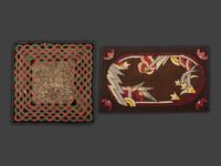 Two American Hooked Rugs
