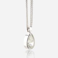 A diamond pendant