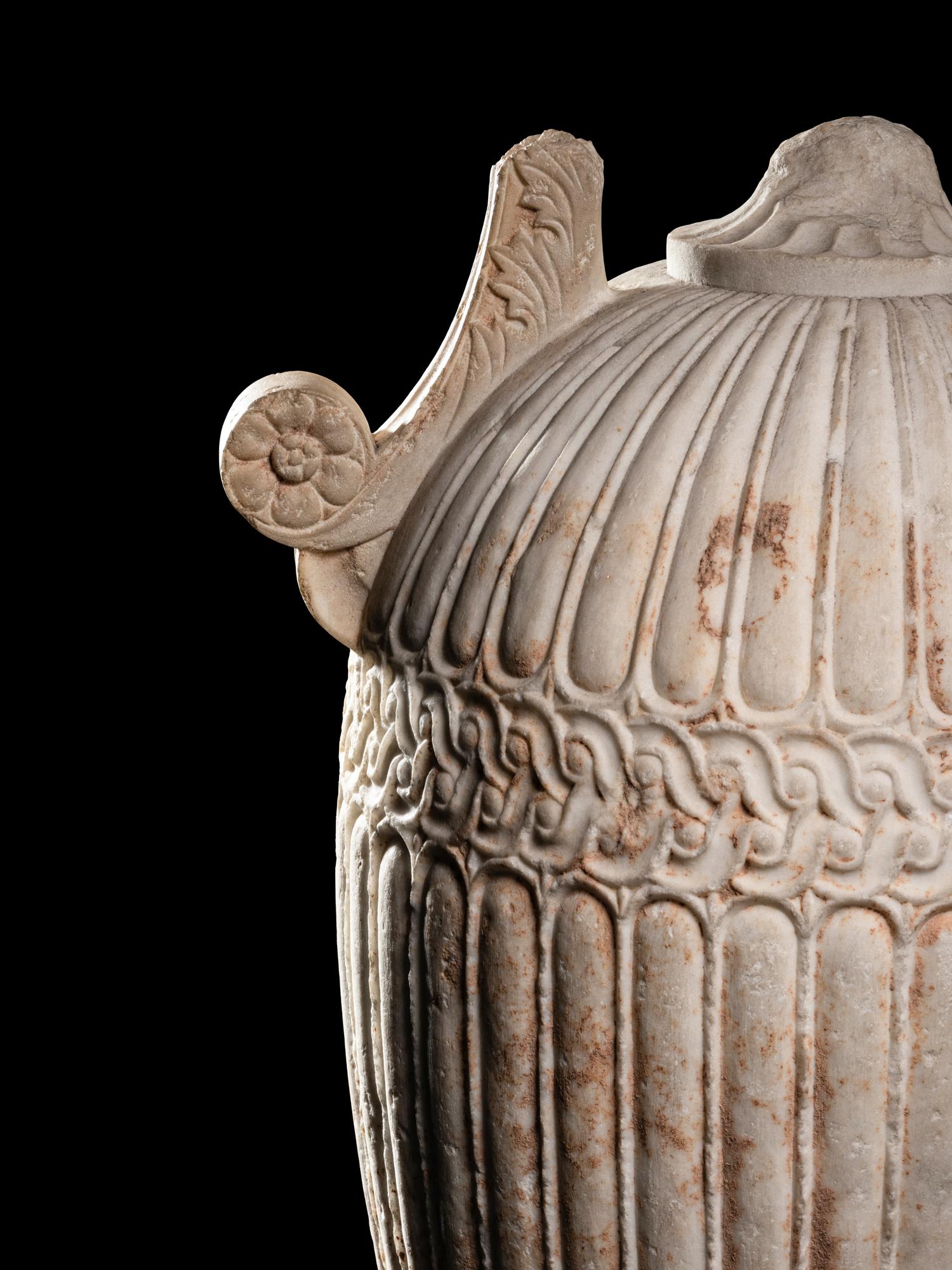 A Greek Marble Loutrophoros