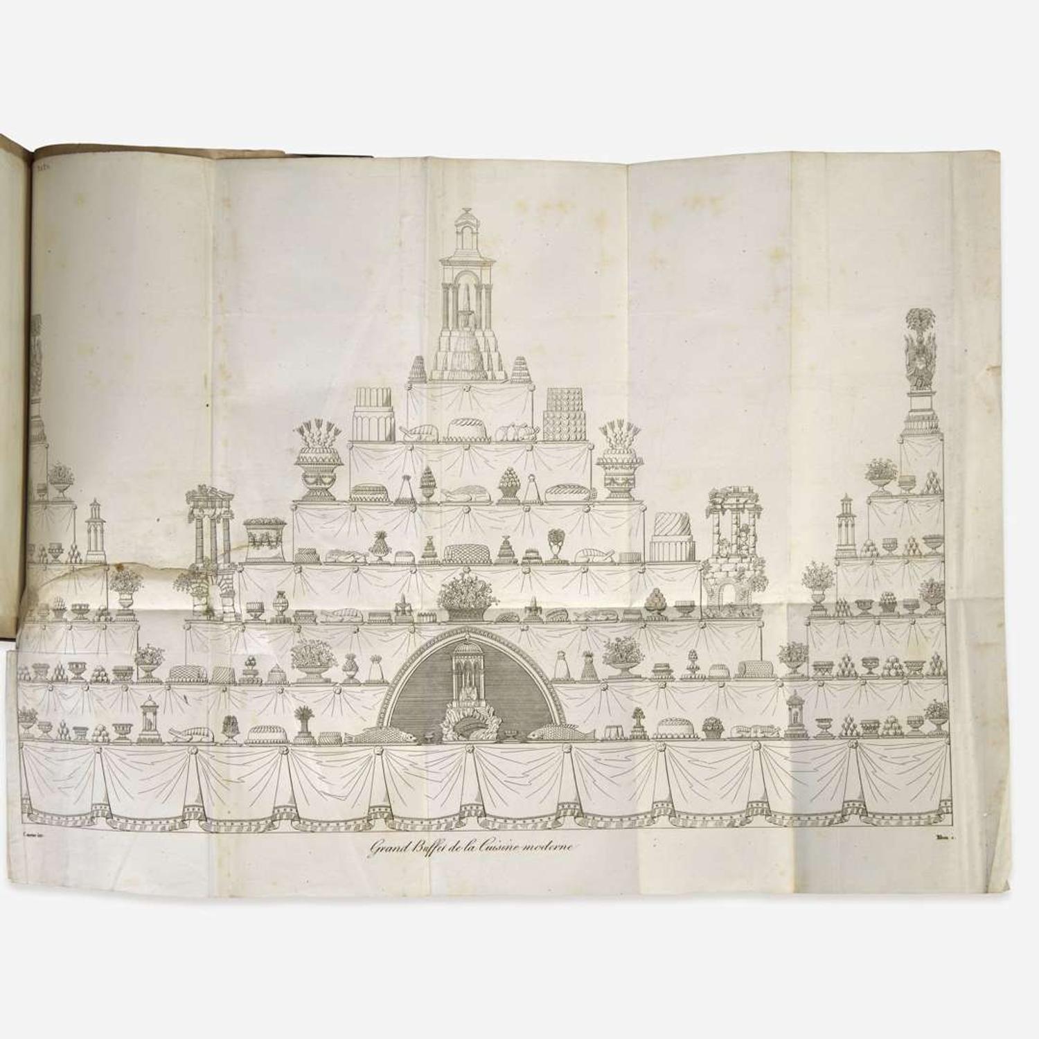[Food & Drink] Carême, Antoine Group of 3 French Cookbooks