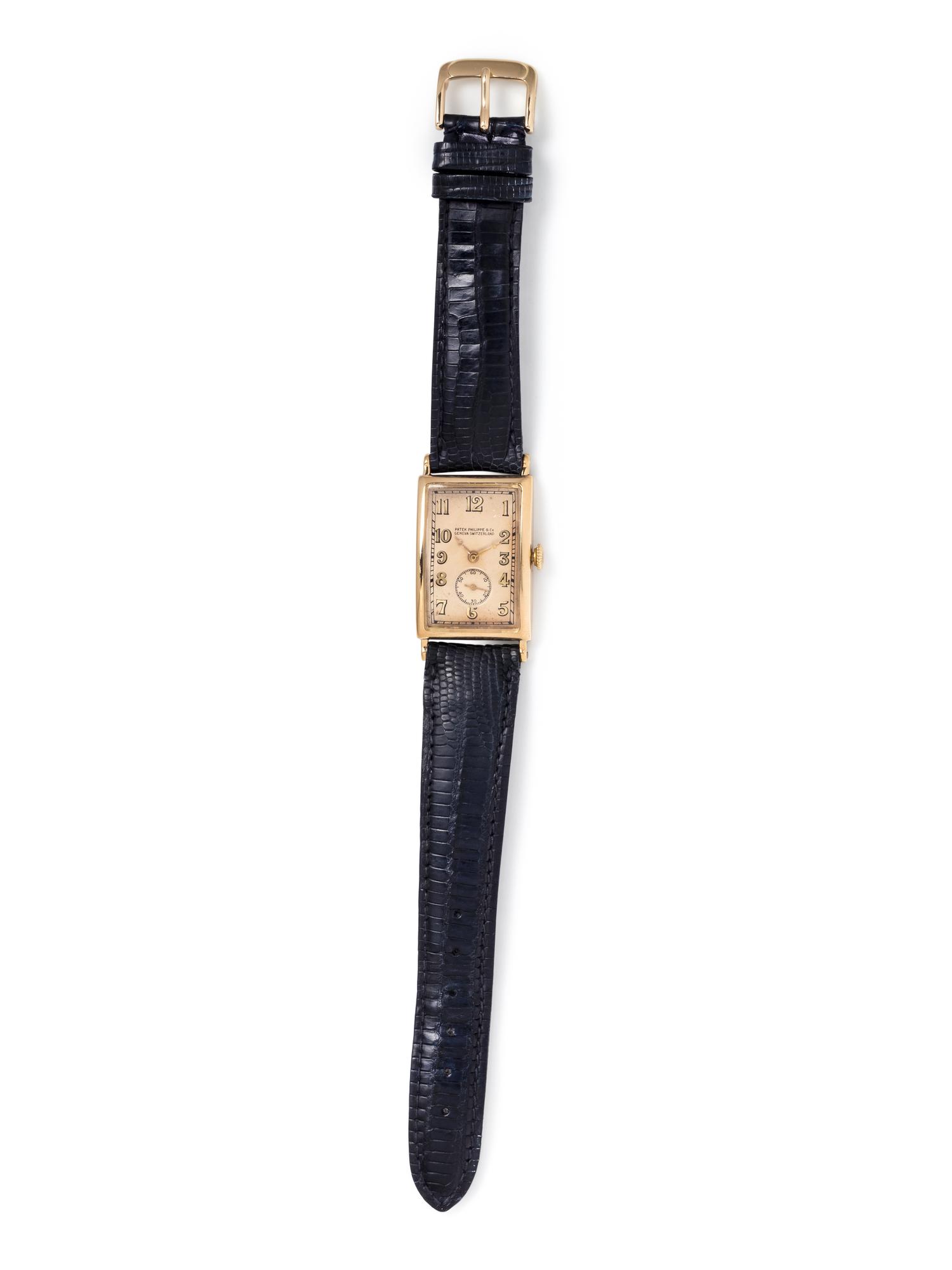 PATEK PHILIPPE, 18K YELLOW GOLD REF. 10 WRISTWATCH