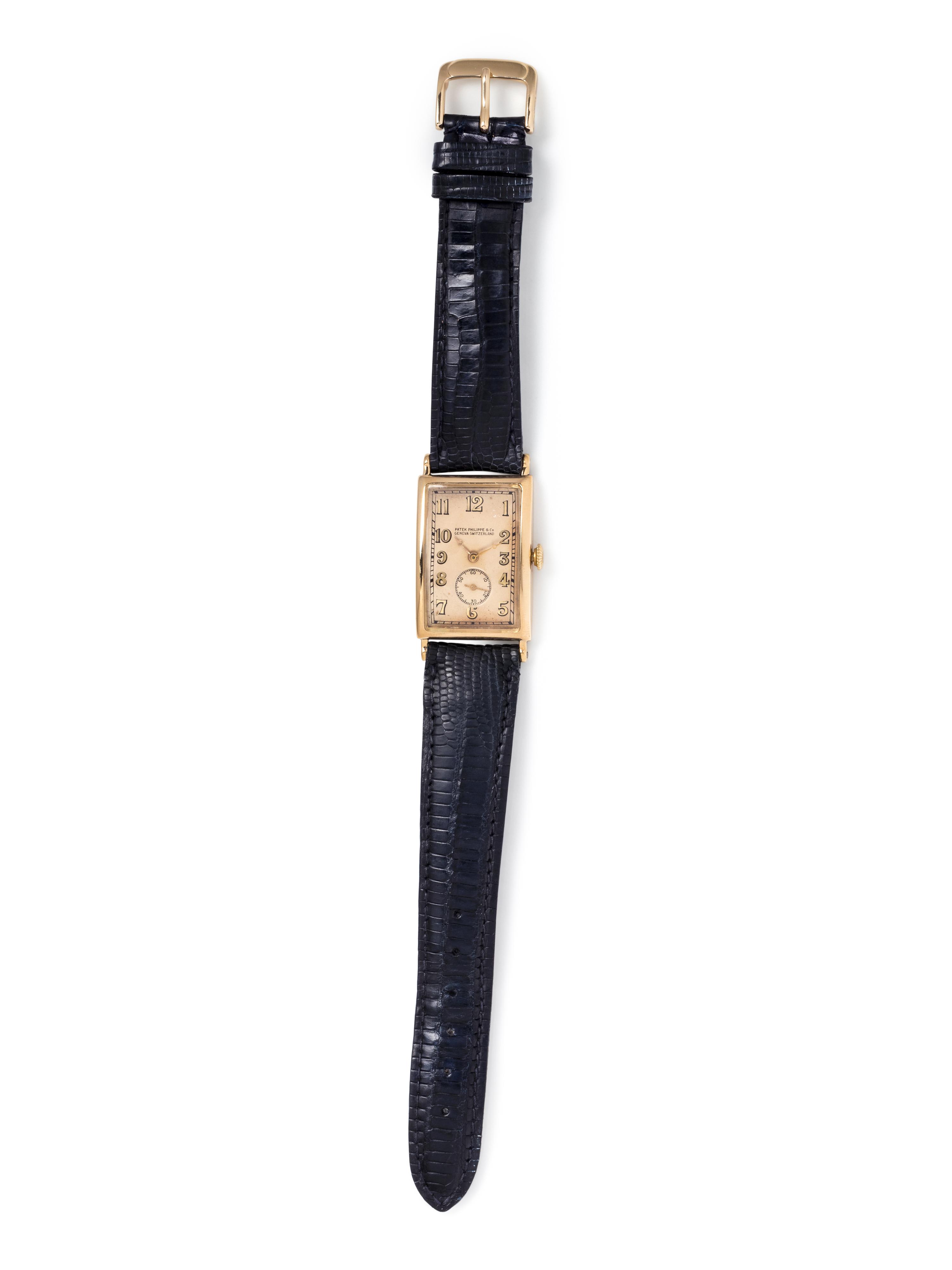 PATEK PHILIPPE, 18K YELLOW GOLD REF. 10 WRISTWATCH
