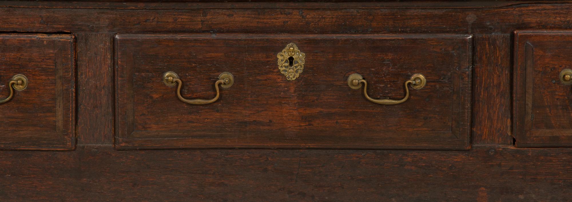 A Welsh Oak Clock-Inset Cupboard
