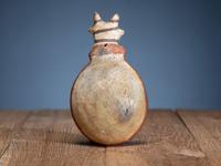 Polacca Polychrome Figural Pottery Ladle