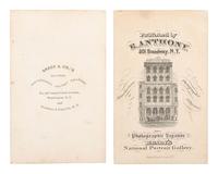 [LINCOLN, Abraham (1809-1865)]. A group of 2 CDVs of Abraham Lincoln, incl. examples by GARDNER and BERGER.