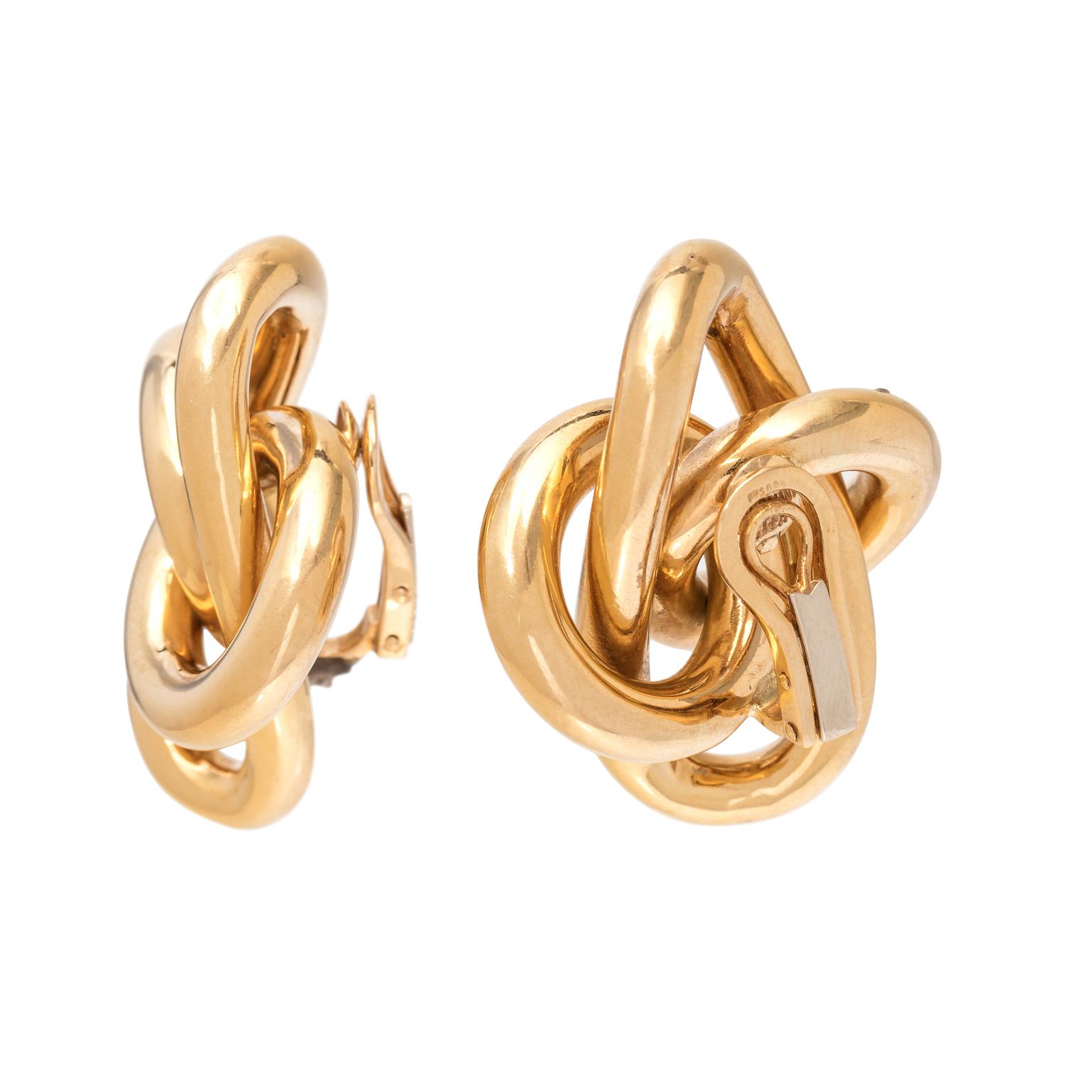 YELLOW GOLD EARCLIPS