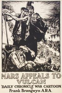 (WWI POSTERS) BRANGWYN, FRANK, Sir. Three WWI propaganda posters.