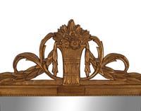 A Continental Style Giltwood Mirror