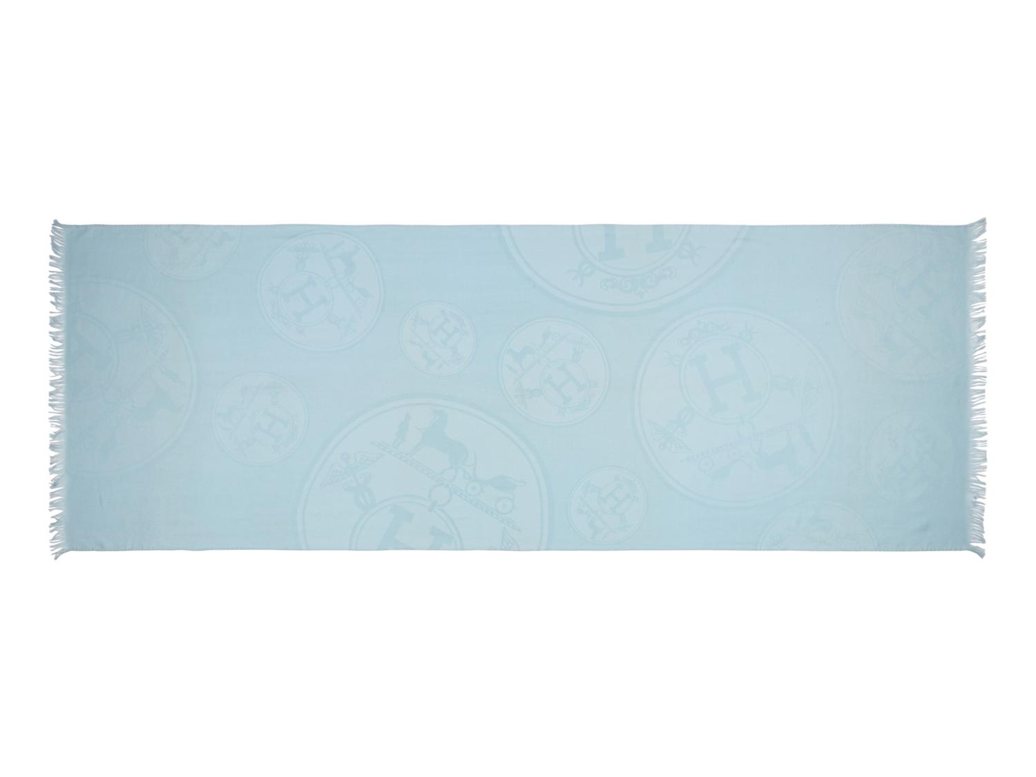 Hermès Light Blue Shawl