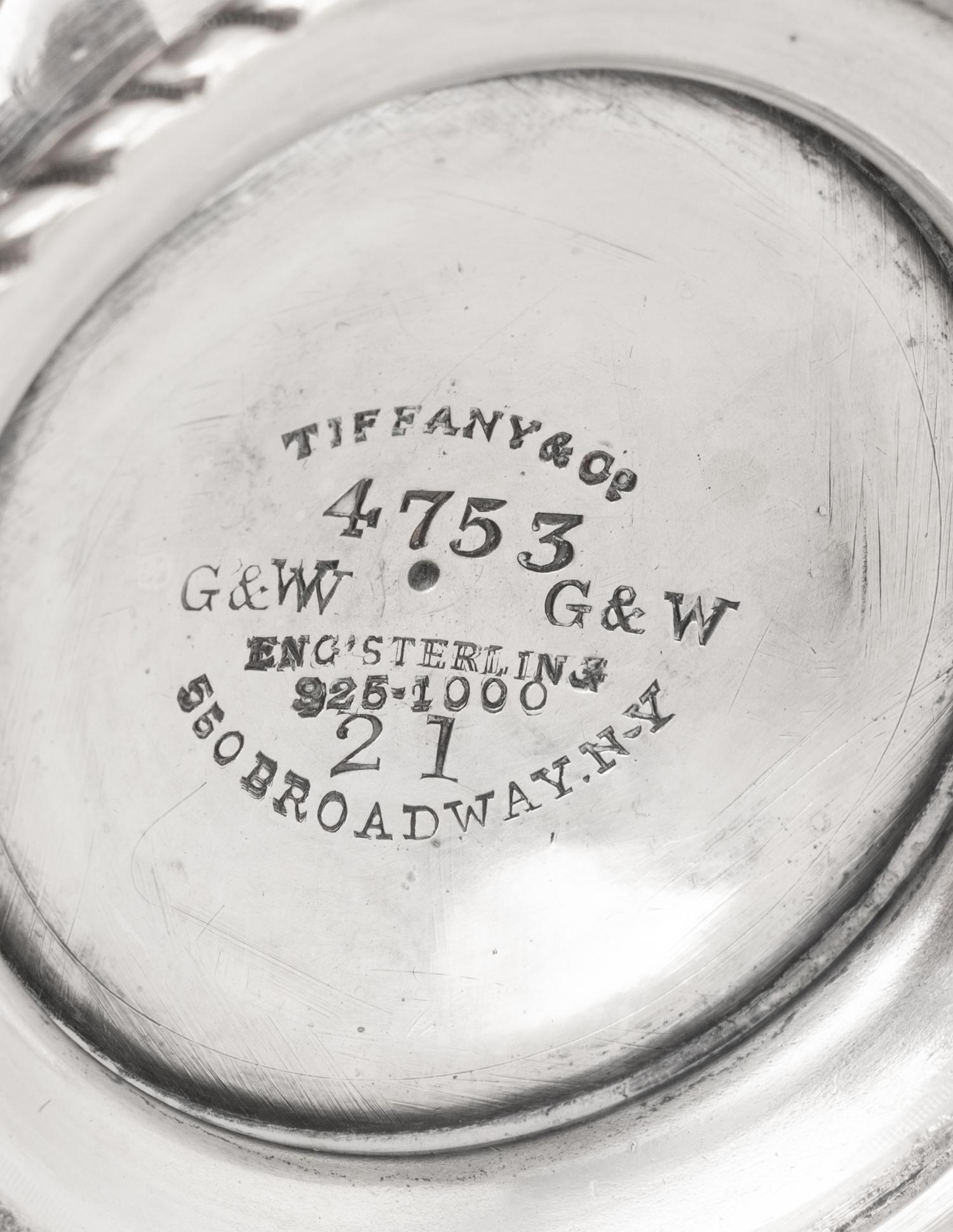 A Grosjean and Woodward for Tiffany and Co. Silver Creamer and Sugar Basket