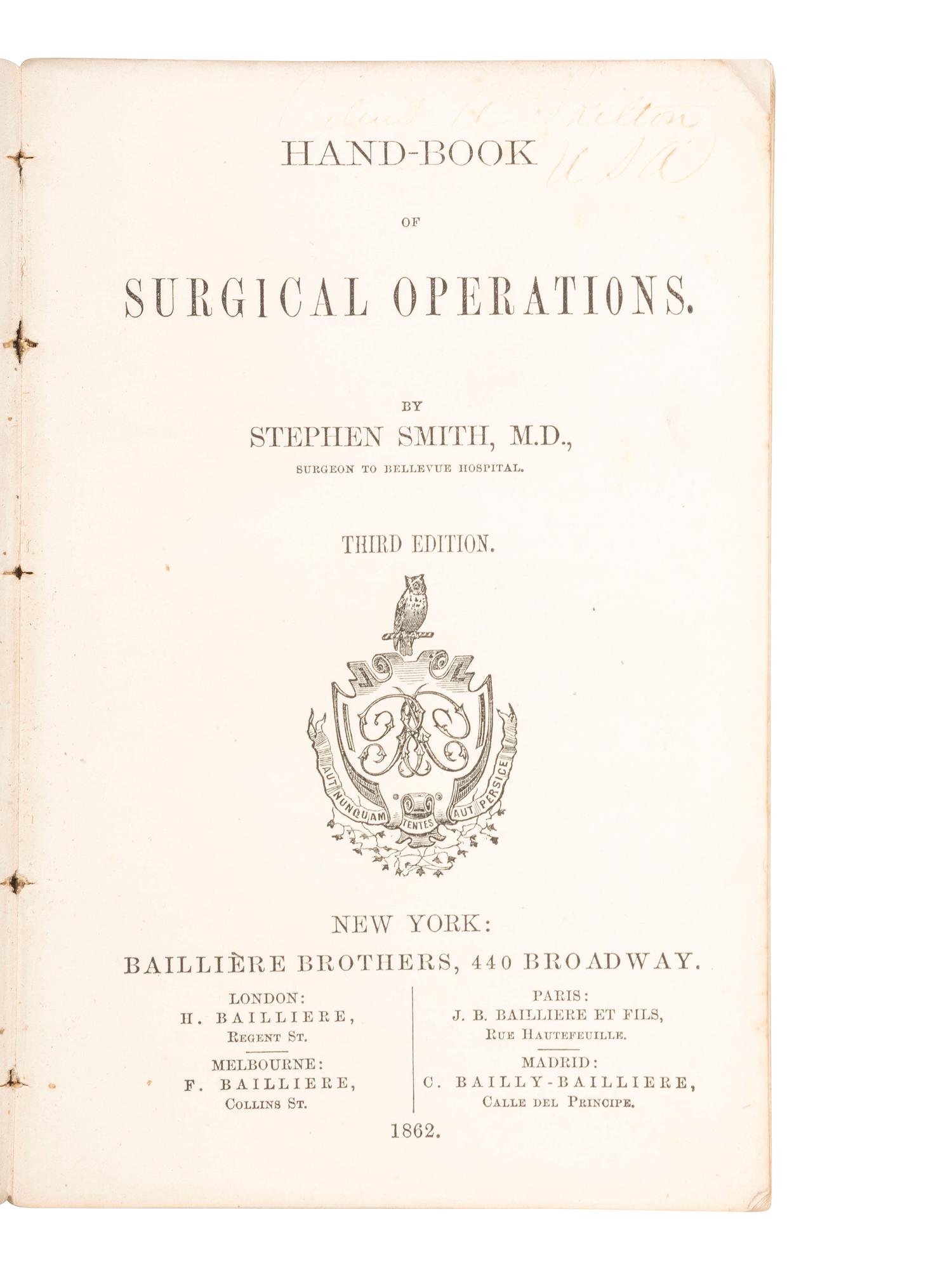 [MEXICAN WAR]. US Army surgical kit identified to Dr. Mariano Samaniego, who served as a surgeon during the Second Franco-Mexican War (1861-1867).