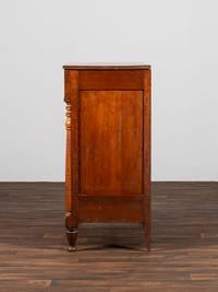 A Classical Cherrywood, Tiger and Bird's Eye Maple Chest of Drawers