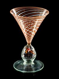 A Set of Twenty-Three Murano Glass Cocktail Glasses