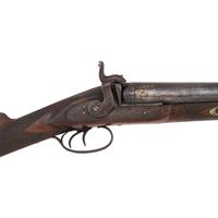 Belgian 8 Bore Percussion Double Barrel Shotgun