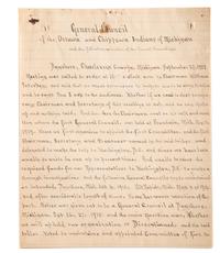 [NATIVE AMERICANS]. Archive of documents related to Lake Superior Chippewa affairs, including letters signed by Chiefs and Headmen of the La Pointe Band.