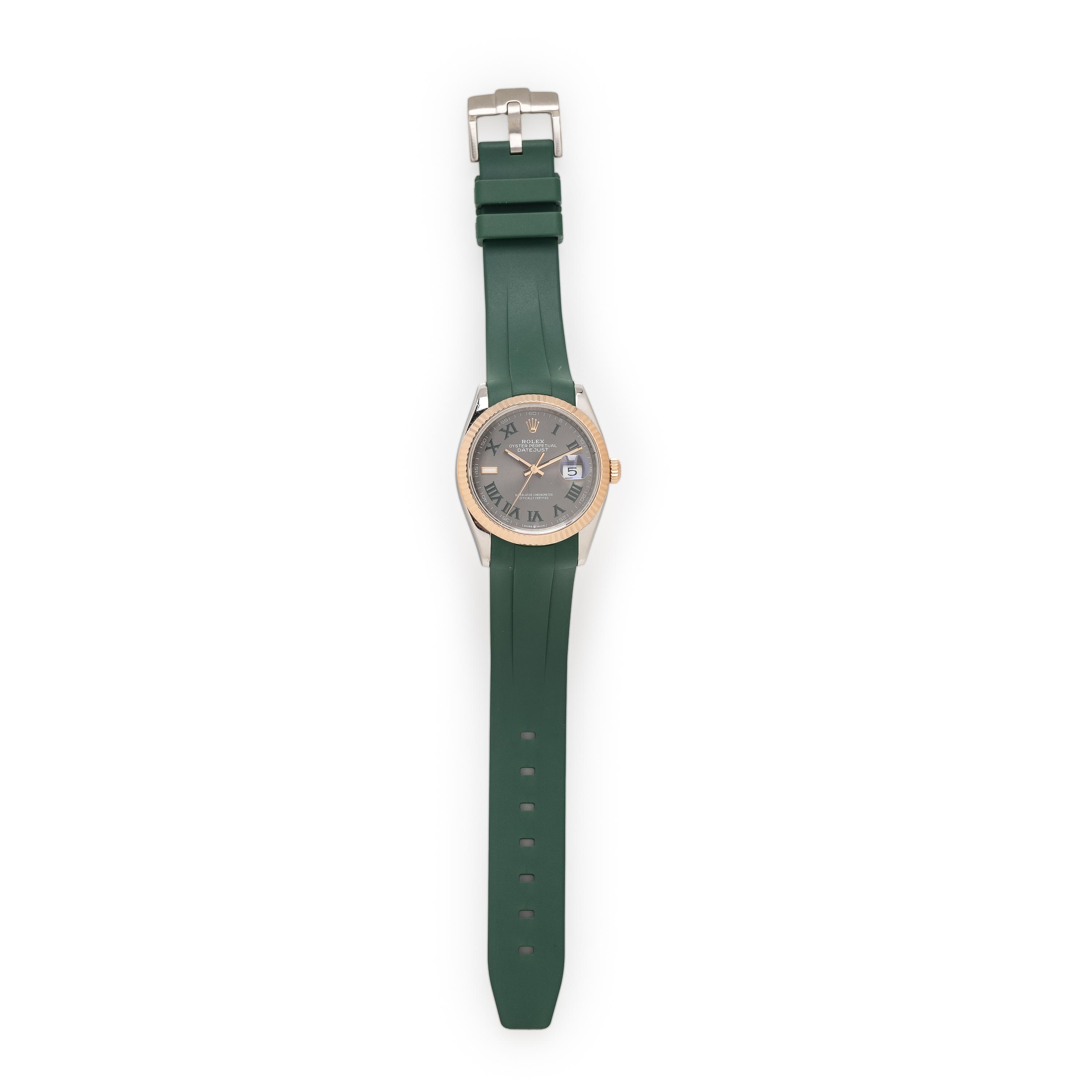 Rolex, Ref. 126261, Stainless Steel and Rose Gold 'Wimbledon' 'Datejust' Watch