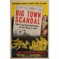 Seven Paramount Presents "Big Town Scandal" Film Posters