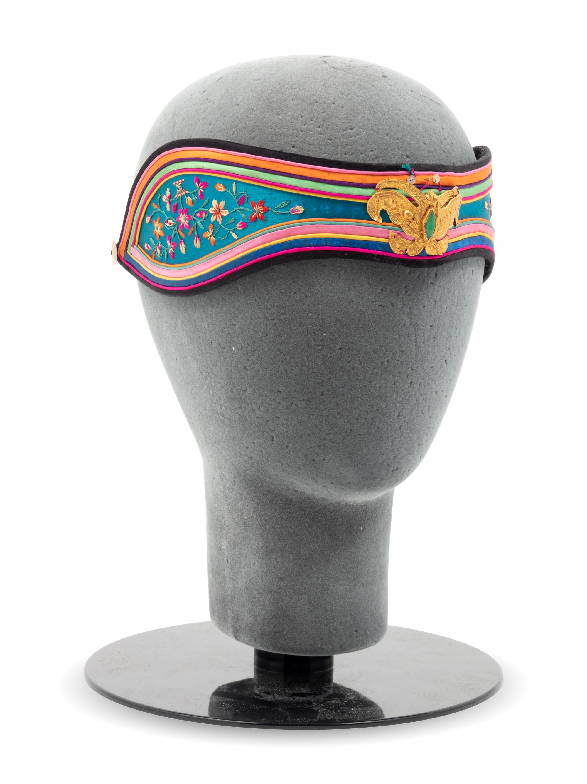 Two Chinese Metal Headpieces