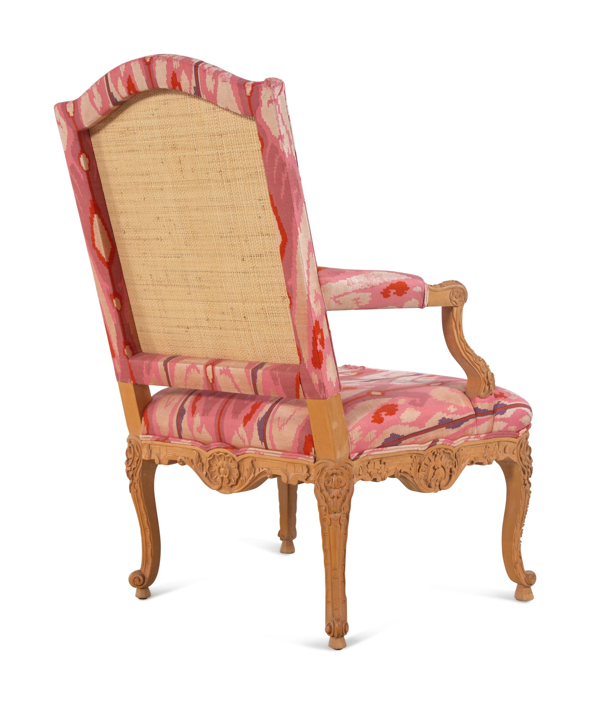 A Régence Style Carved Armchair