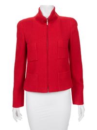 Chanel Wool Zip-Front Jacket, Fall 2000