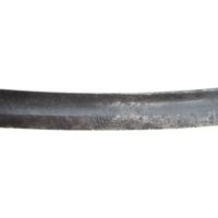 Philadelphia Style Silver Hilted Officer's Saber with Eagle Head Quillon S-Guard and Silver Washed Copper Scabbard